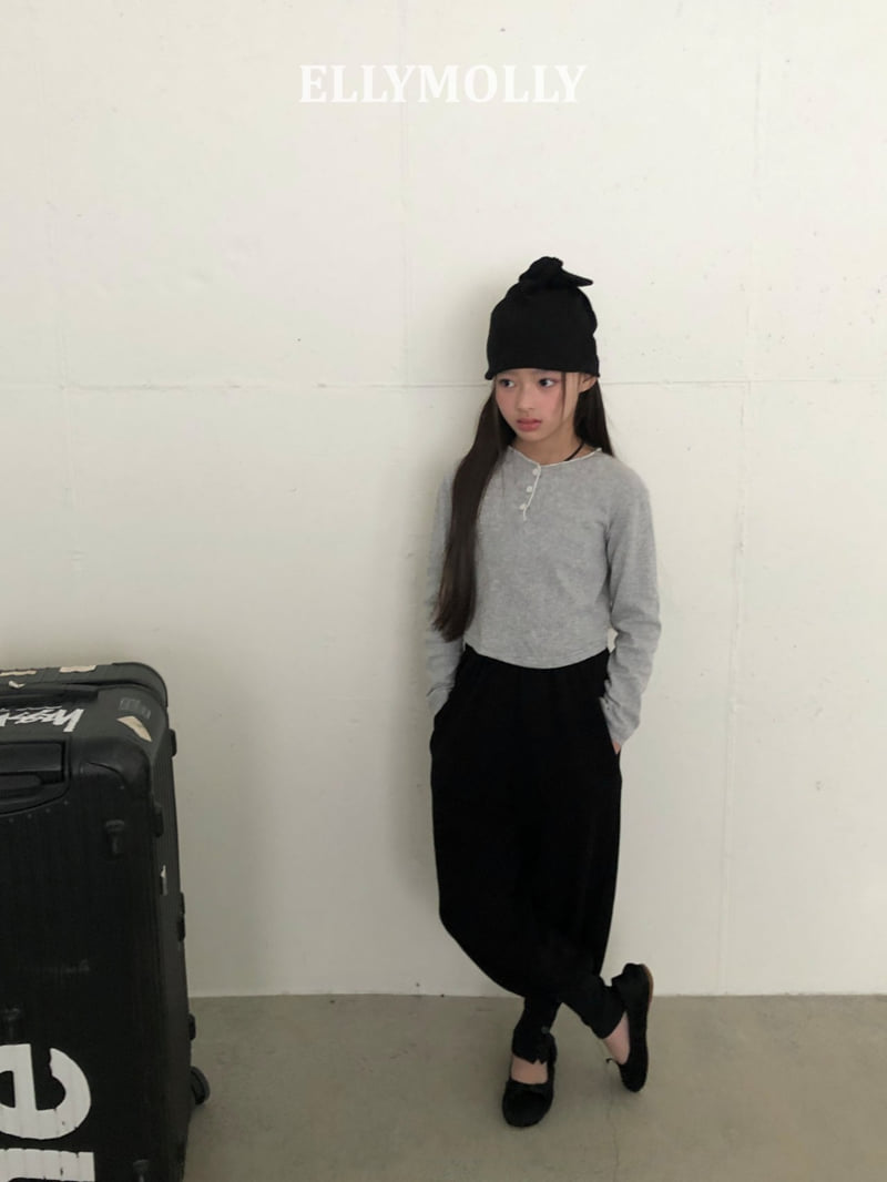 Ellymolly - Korean Children Fashion - #discoveringself - Button Rib Pants - 7
