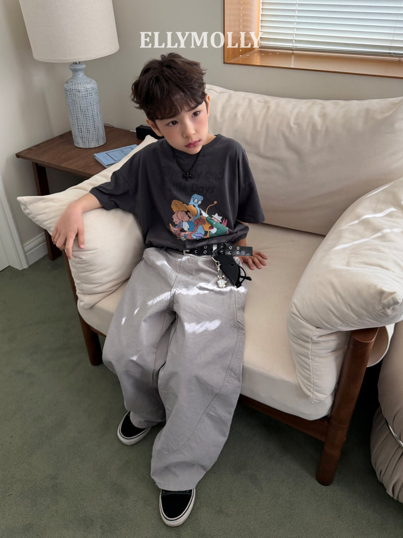 Ellymolly - Korean Children Fashion - #discoveringself - Pigment Curve Pants - 11