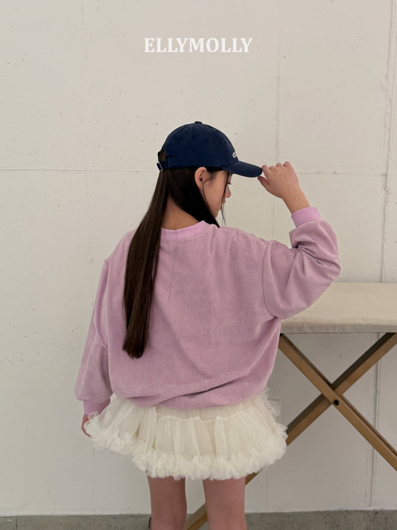 Ellymolly - Korean Children Fashion - #discoveringself - Suede Punching Sweatshirt - 9