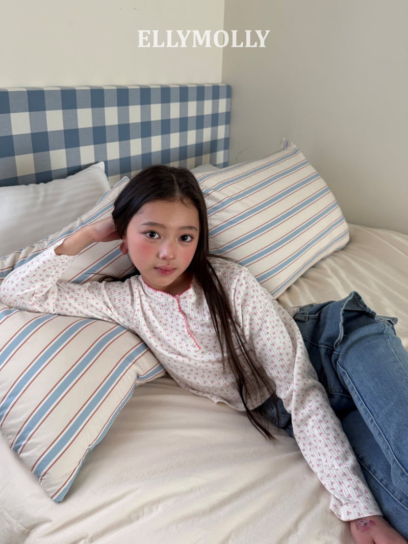 Ellymolly - Korean Children Fashion - #fashionkids - Pin Eyelet Top - 10