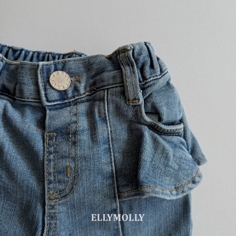 Ellymolly - Korean Children Fashion - #fashionkids - Lara Bootcut Denim Pants - 7
