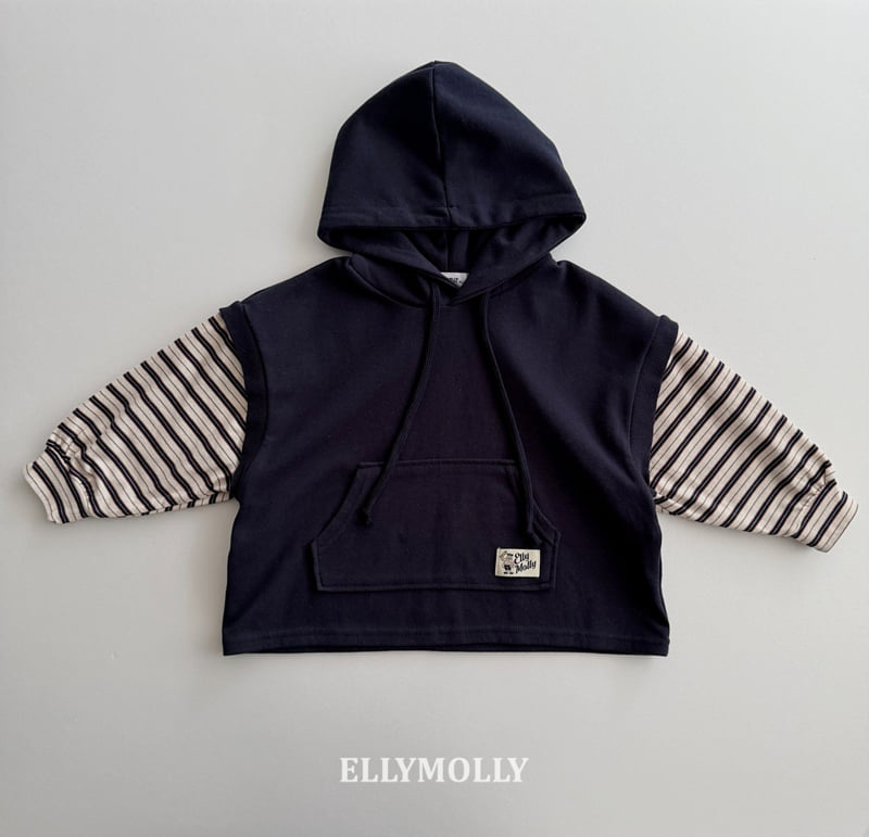 Ellymolly - Korean Children Fashion - #discoveringself - Street Combo Hoodie - 4