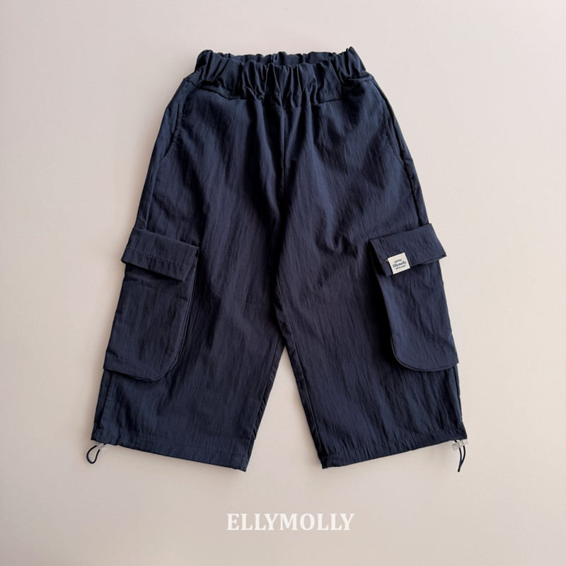Ellymolly - Korean Children Fashion - #discoveringself - Washer Rolling Cargo Pants - 4