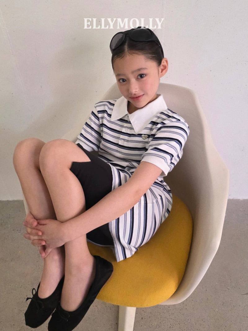 Ellymolly - Korean Children Fashion - #fashionkids - Picnic Collar One-piece - 9