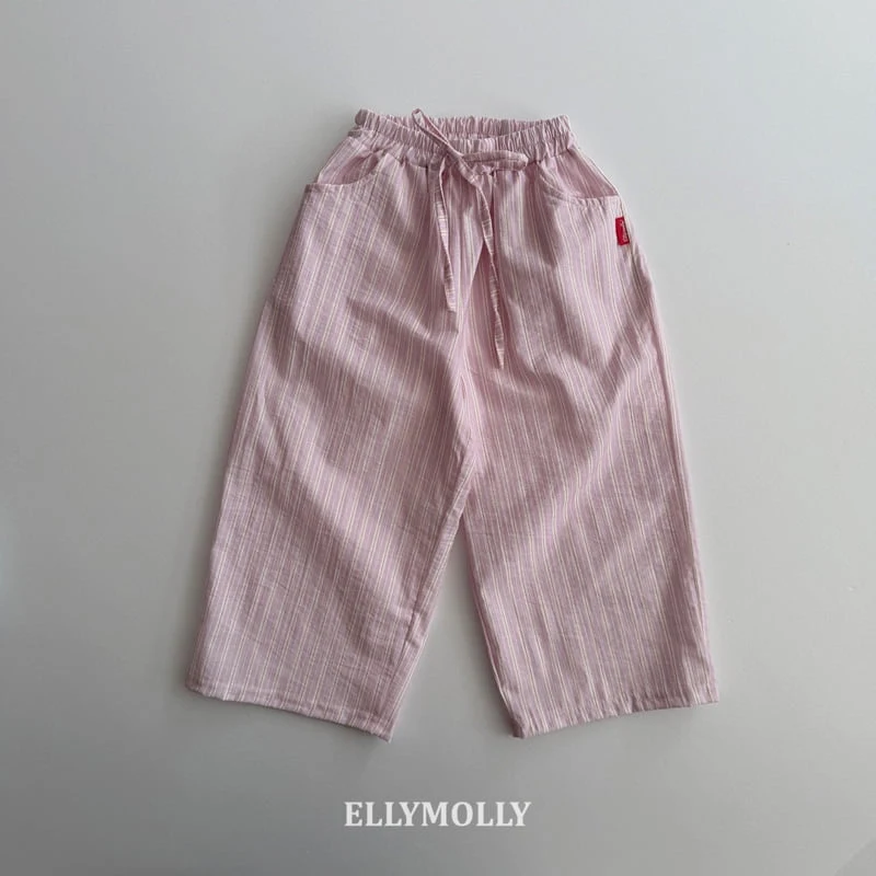 Ellymolly - Korean Children Fashion - #fashionkids - Clear Stripe Pants - 3
