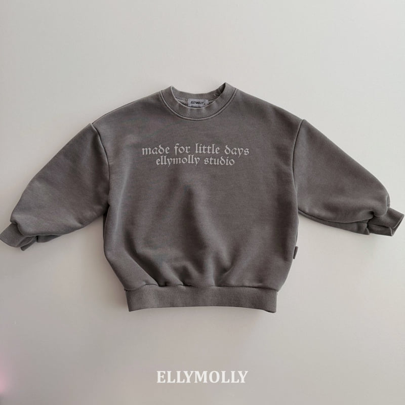 Ellymolly - Korean Children Fashion - #discoveringself - Hearts Dye Sweatshirt - 4