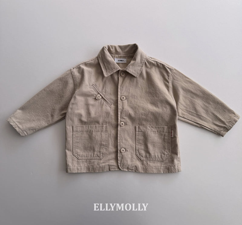 Ellymolly - Korean Children Fashion - #kidsshorts - Breeze Slit Jacket (Junior) - 3