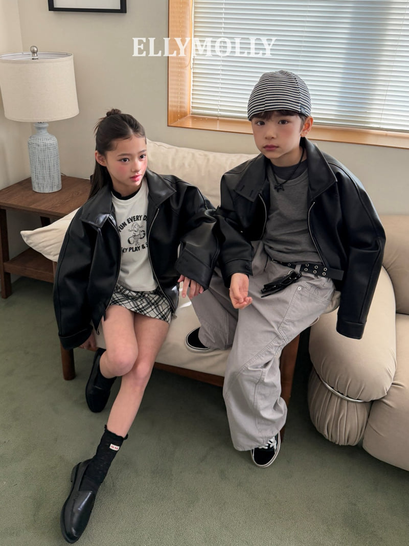 Ellymolly - Korean Children Fashion - #kidsshorts - Archive Tab Blouson (Kids) - 7