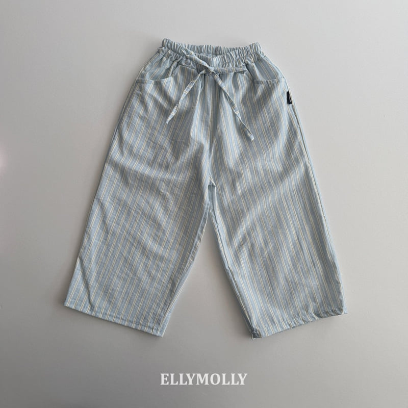 Ellymolly - Korean Children Fashion - #fashionkids - Clear Stripe Pants - 4