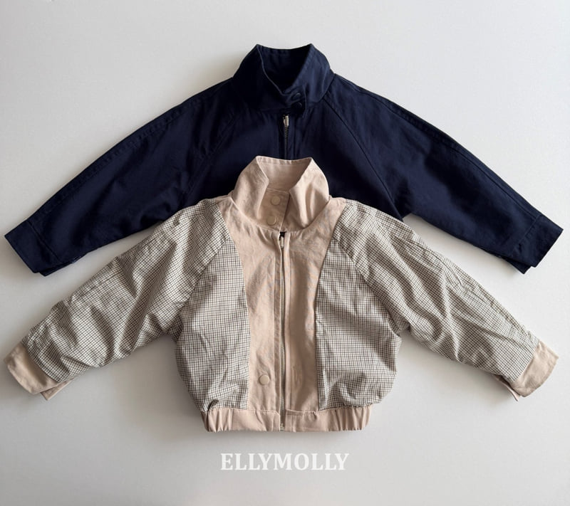 Ellymolly - Korean Children Fashion - #kidsshorts - Archive Tab Blouson (Kids) - 3