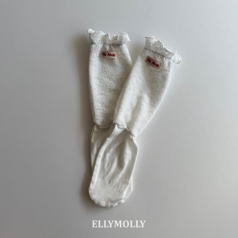Ellymolly - Korean Children Fashion - #kidsshorts - Natural Low Socks - 6