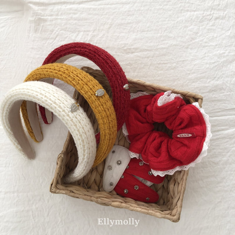 Ellymolly - Korean Children Fashion - #kidsshorts - Cable Scrunchie Hair Tie - 5