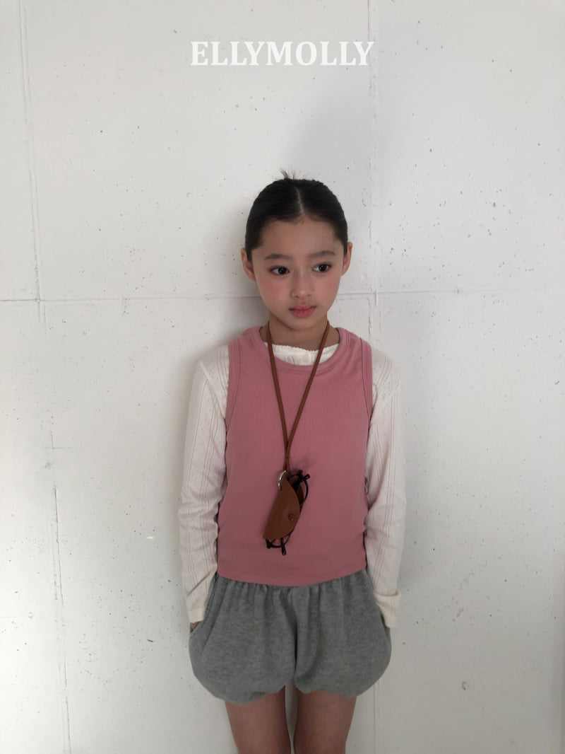 Ellymolly - Korean Children Fashion - #kidsstore - Slime Layered Sleeveless Top - 9
