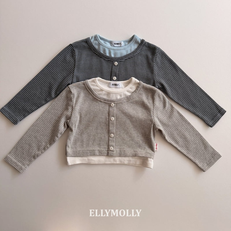 Ellymolly - Korean Children Fashion - #kidsstore - Madeleine Stripe Top