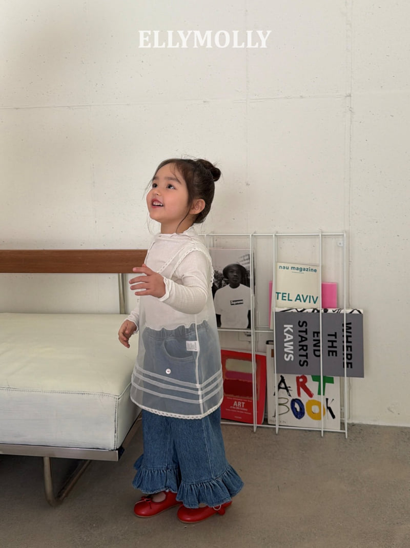 Ellymolly - Korean Children Fashion - #kidsstore - Dorothy Wave Tee - 10