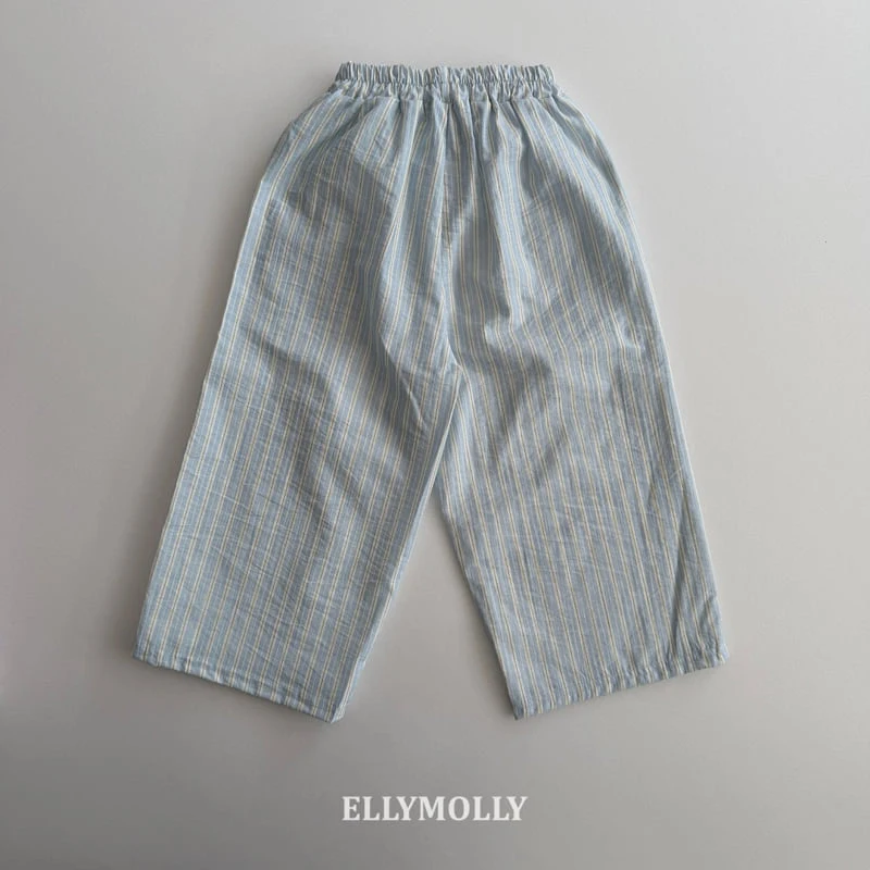 Ellymolly - Korean Children Fashion - #kidsstore - Clear Stripe Pants - 5