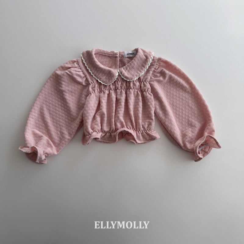 Ellymolly - Korean Children Fashion - #kidsshorts - Laura Rounded Collar Blouse - 4