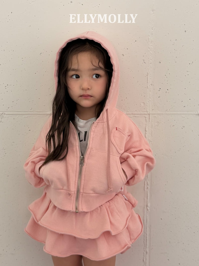Ellymolly - Korean Children Fashion - #kidsstore - Heart Glow Hoodie Jumper - 8