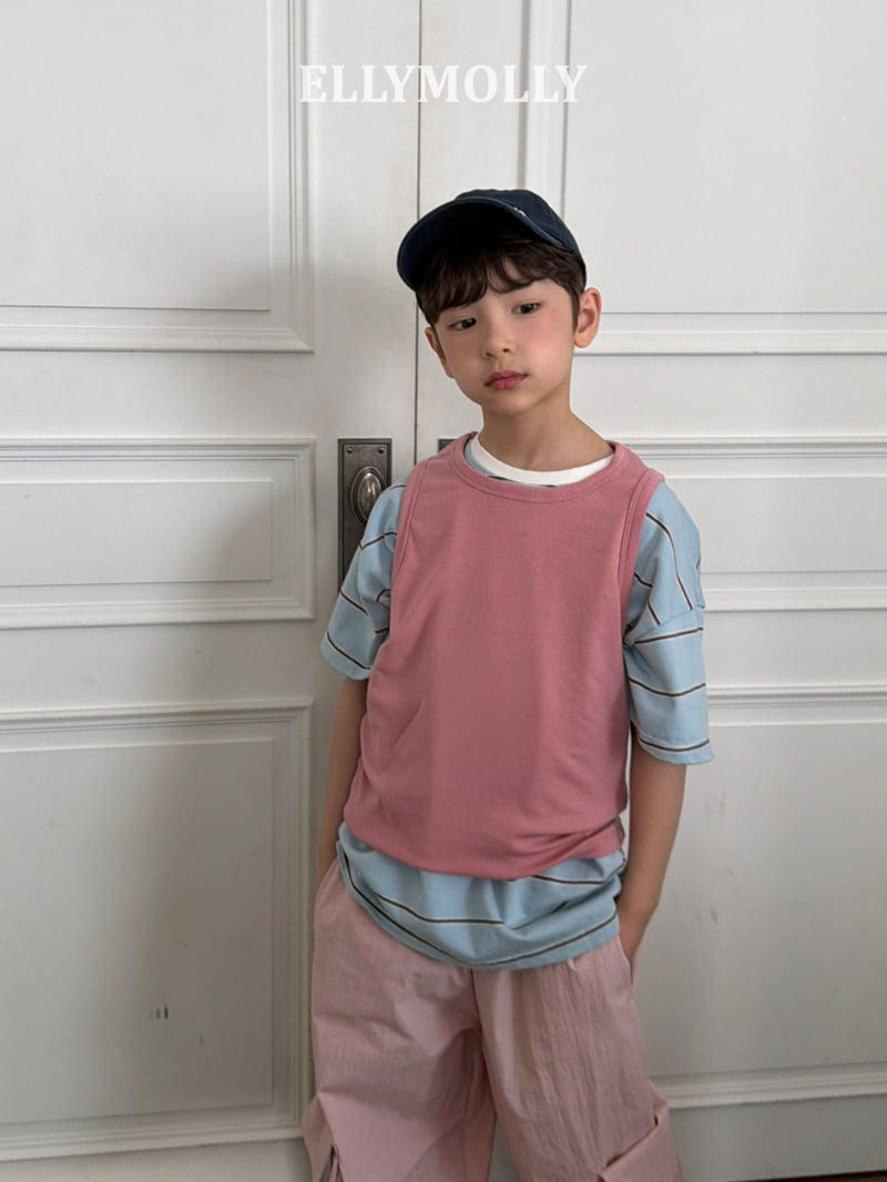 Ellymolly - Korean Children Fashion - #kidzfashiontrend - Slime Layered Sleeveless Top - 10