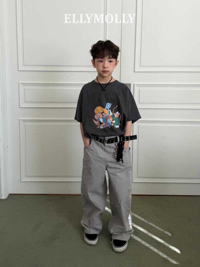 Ellymolly - Korean Children Fashion - #kidzfashiontrend - Happy Crew Boxy Tee - 8