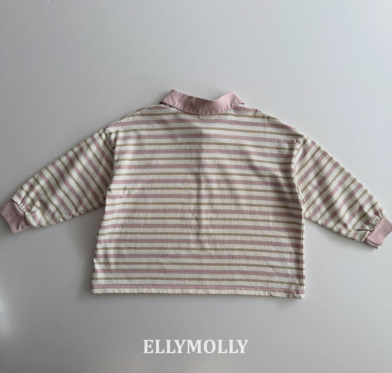 Ellymolly - Korean Children Fashion - #kidzfashiontrend - Jelly Collar Tee - 5