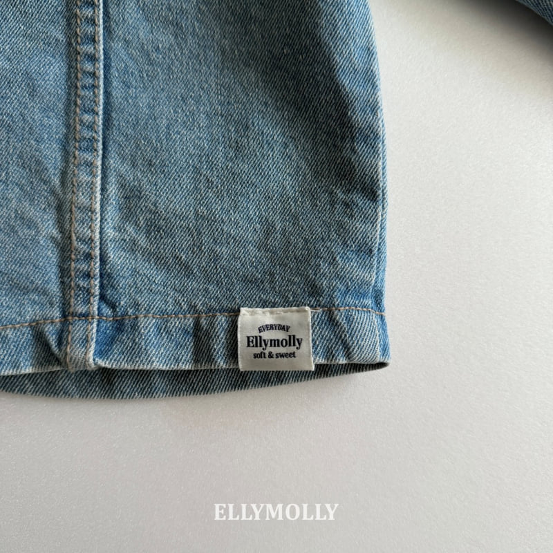 Ellymolly - Korean Children Fashion - #kidsstore - Denim Breeze Jacket (Kids) - 4