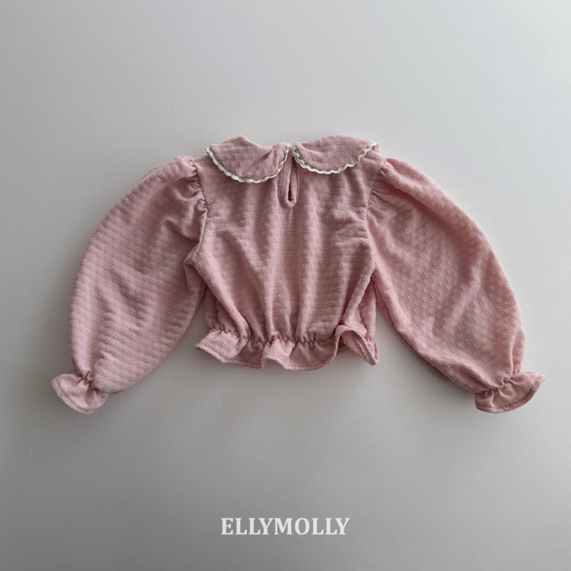 Ellymolly - Korean Children Fashion - #kidzfashiontrend - Laura Rounded Collar Blouse - 5