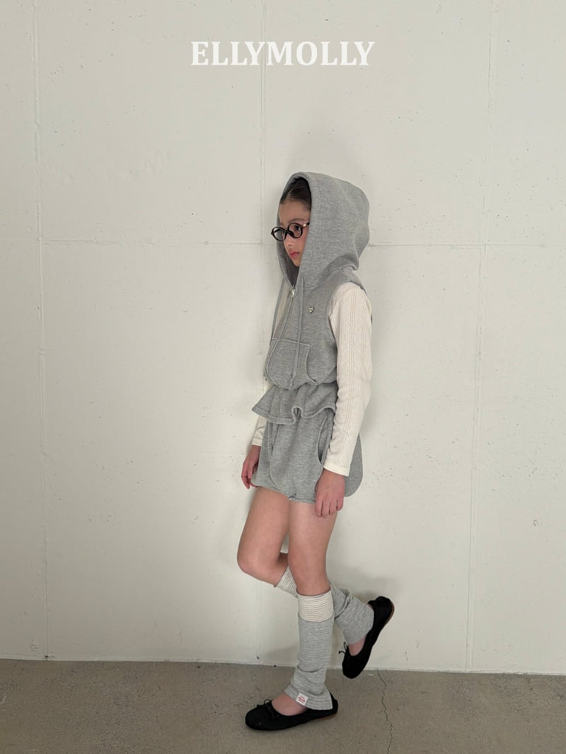 Ellymolly - Korean Children Fashion - #kidzfashiontrend - Flare Hood Vest - 11