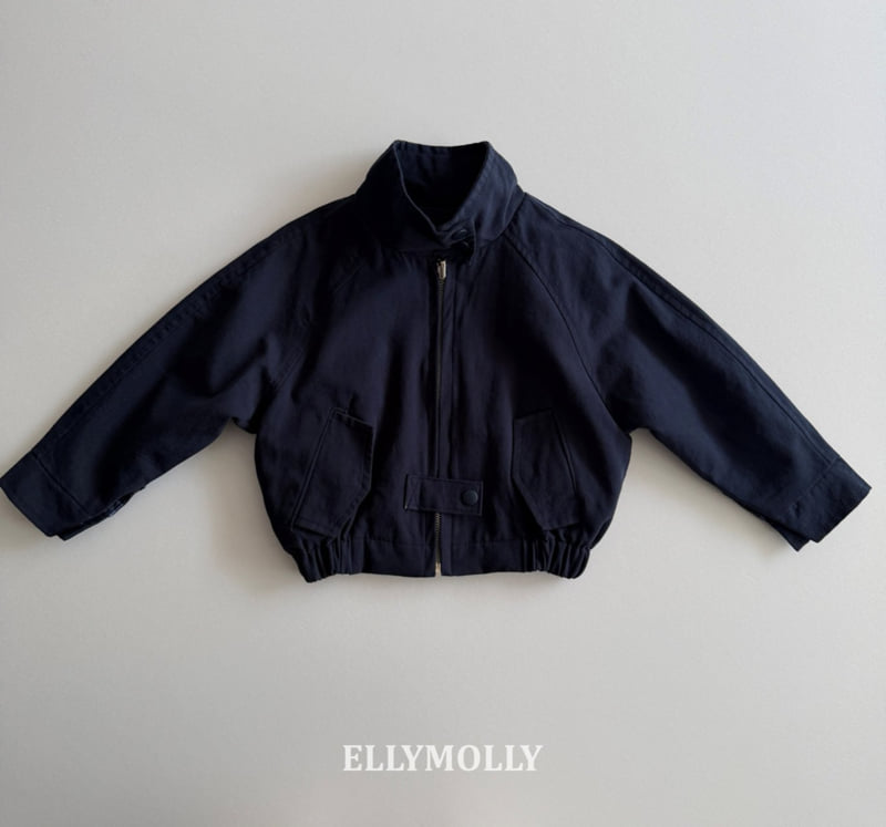 Ellymolly - Korean Children Fashion - #kidsstore - Archive Tab Blouson (Junior) - 4