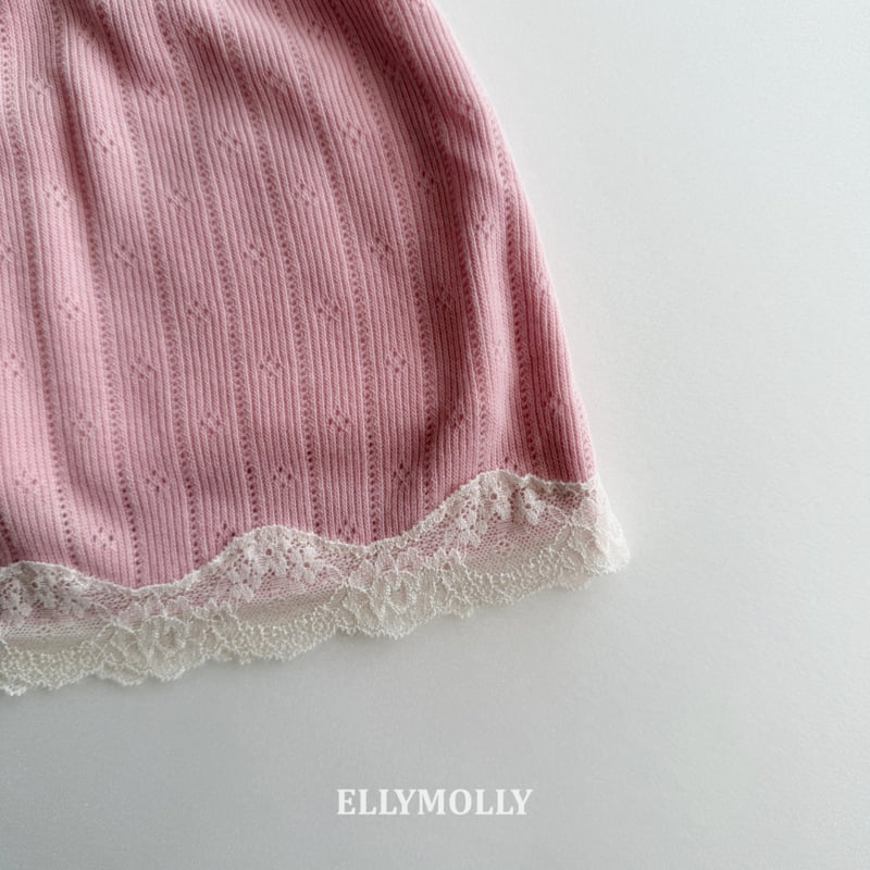 Ellymolly - Korean Children Fashion - #littlefashionista - Emilia Eyelet Skirt - 7