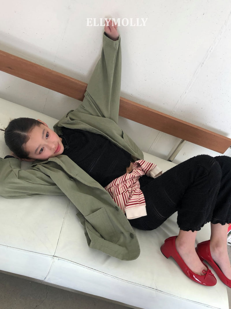 Ellymolly - Korean Children Fashion - #littlefashionista - Breeze Slit Jacket (Kids) - 8