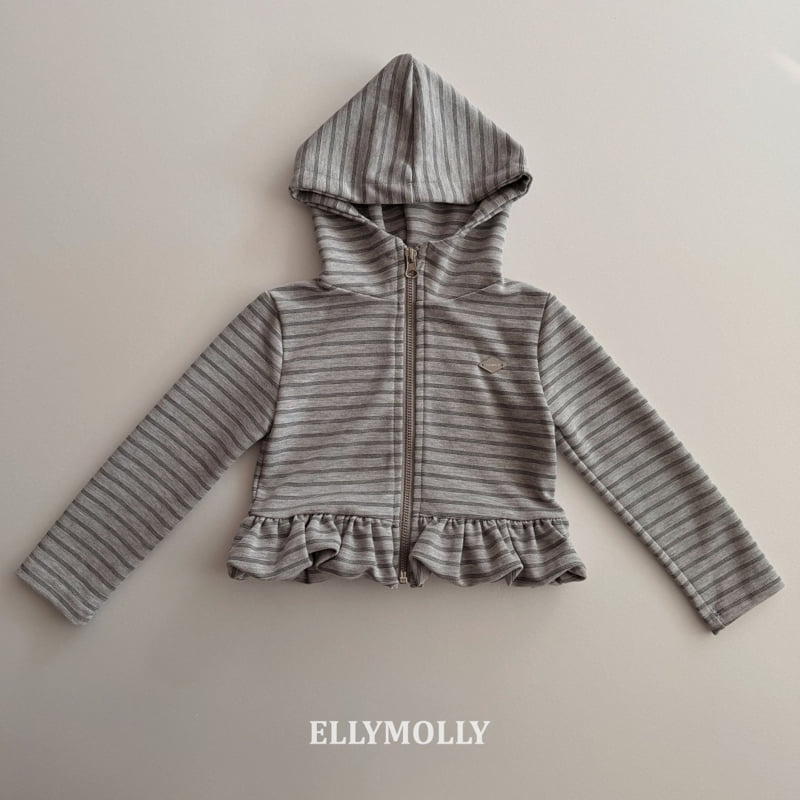 Ellymolly - Korean Children Fashion - #littlefashionista - Marshmallow Balloon Hooded Jumper - 3
