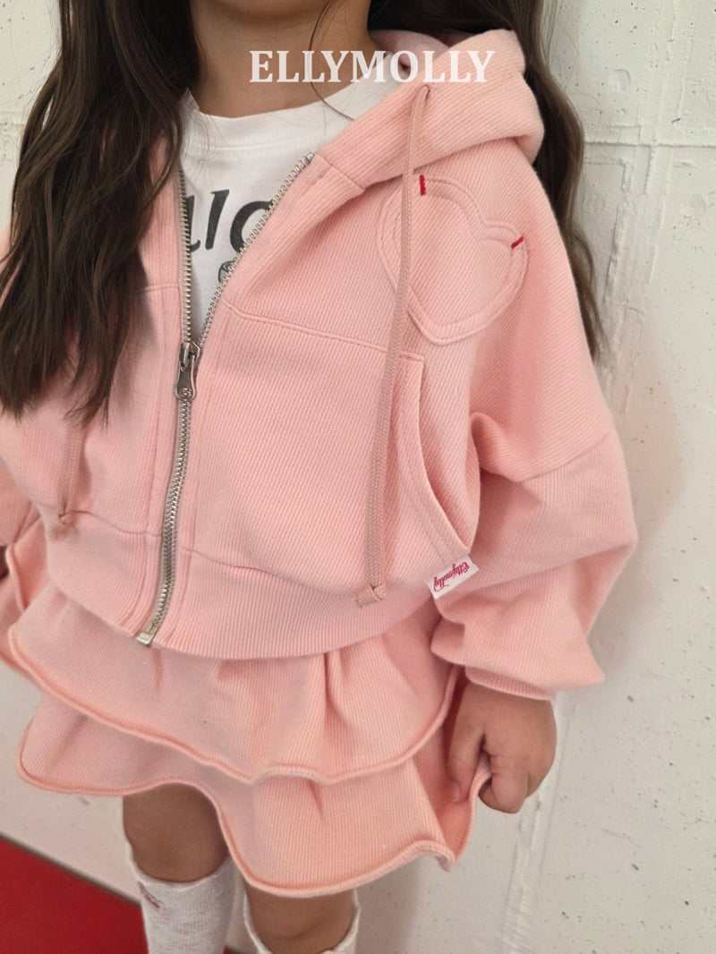 Ellymolly - Korean Children Fashion - #littlefashionista - Heart Glow Hoodie Jumper - 11