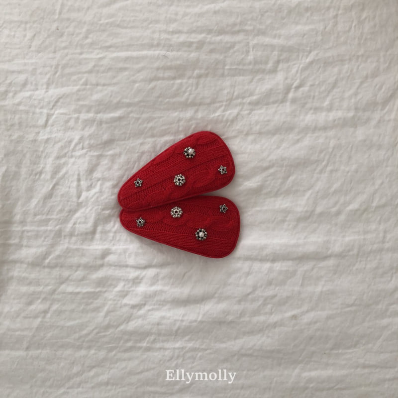 Ellymolly - Korean Children Fashion - #littlefashionista - Knit Pearl Hairpin - 5