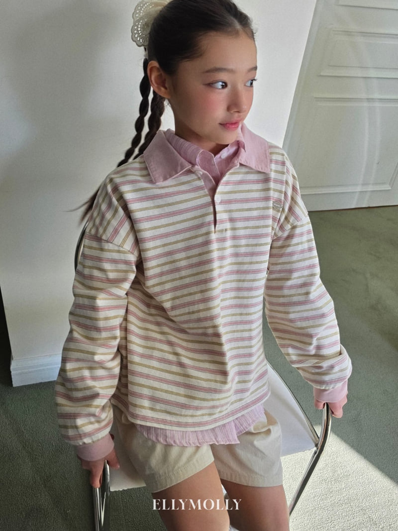 Ellymolly - Korean Children Fashion - #magicofchildhood - Jelly Collar Tee - 8