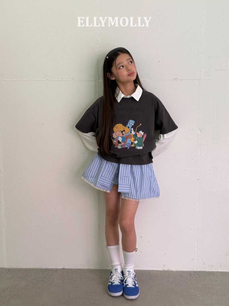 Ellymolly - Korean Children Fashion - #magicofchildhood - Pocari Layered Pants - 7