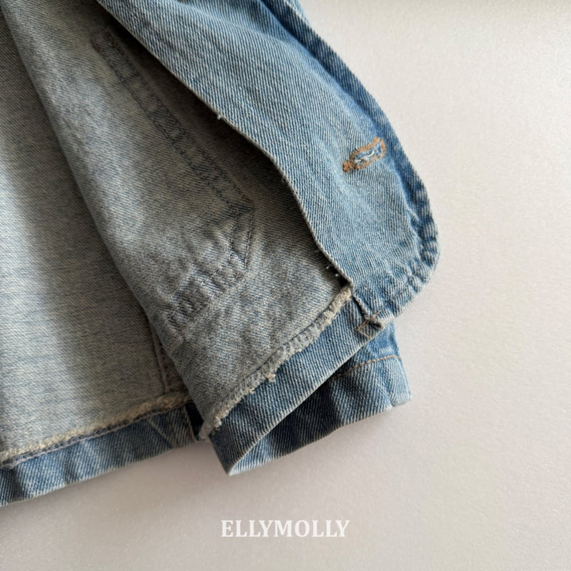 Ellymolly - Korean Children Fashion - #magicofchildhood - Denim Breeze Jacket (Kids) - 7