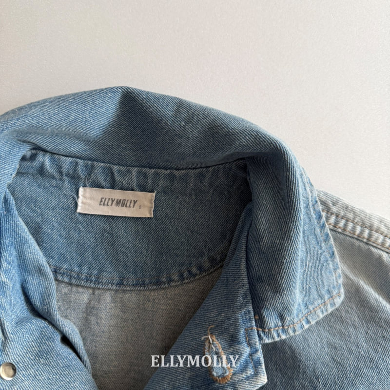 Ellymolly - Korean Children Fashion - #magicofchildhood - Denim Breeze Jacket (Junior) - 6