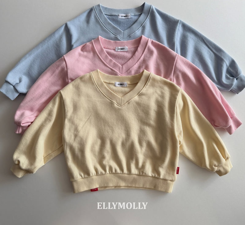 Ellymolly - Korean Children Fashion - #magicofchildhood - School V-Neck Sweatshirt