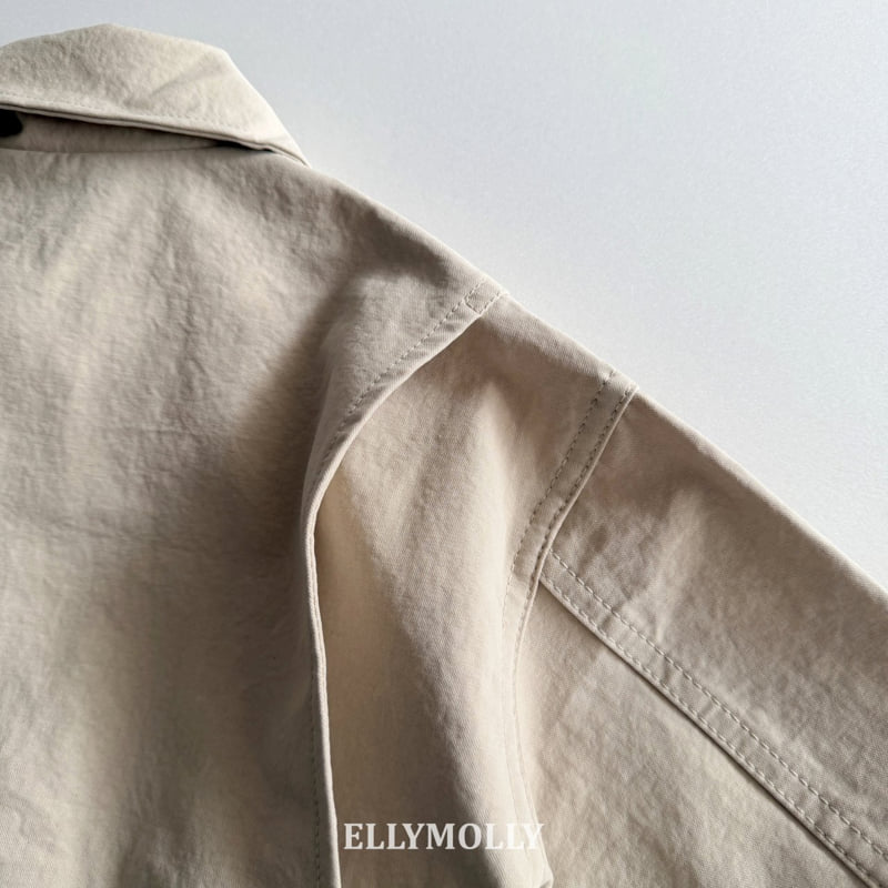 Ellymolly - Korean Children Fashion - #magicofchildhood - Sand Walk Symbol Jacket - 6