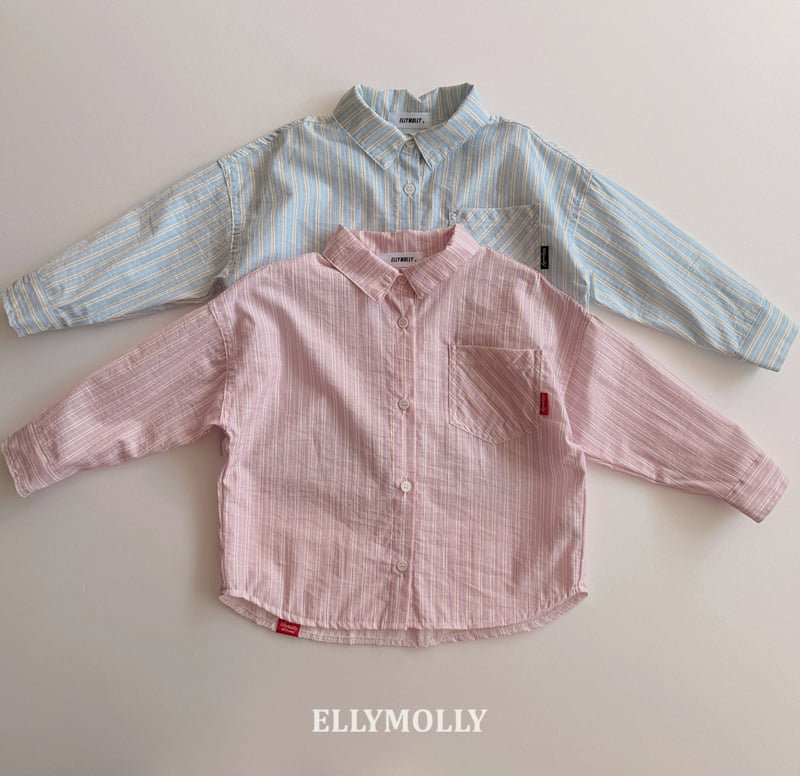 Ellymolly - Korean Children Fashion - #magicofchildhood - Clear Stripe Shirt
