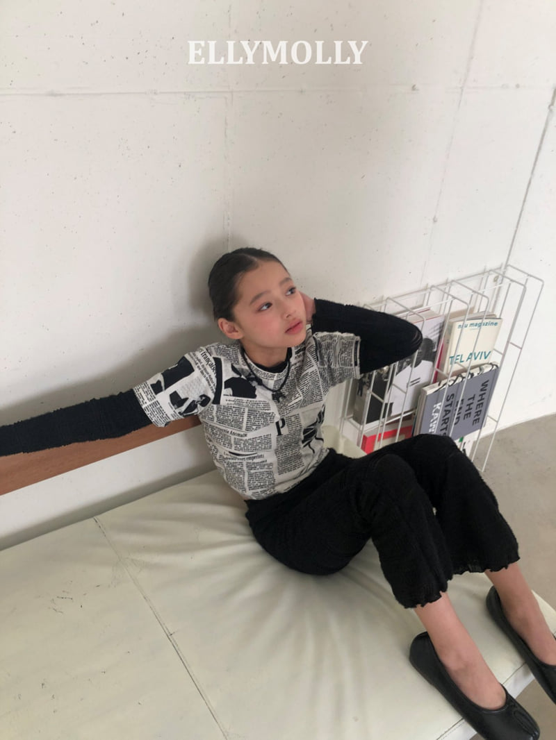 Ellymolly - Korean Children Fashion - #minifashionista - Sunny Lace Bootcut Pants - 5