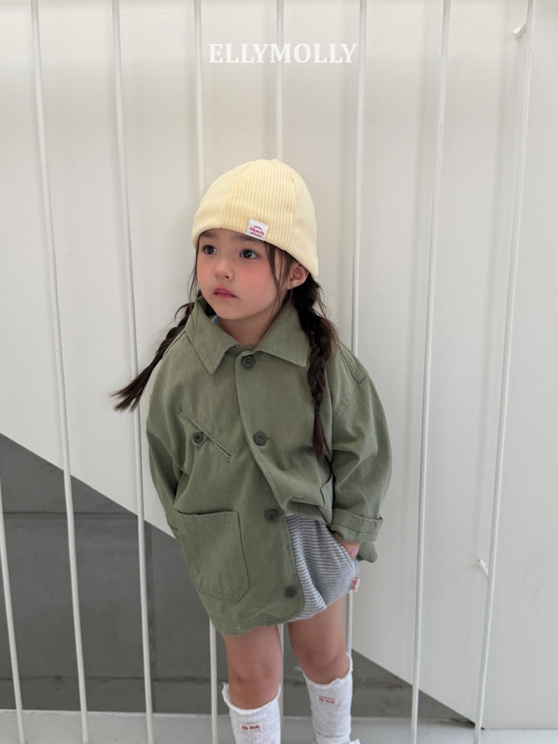 Ellymolly - Korean Children Fashion - #minifashionista - Breeze Slit Jacket (Junior) - 9