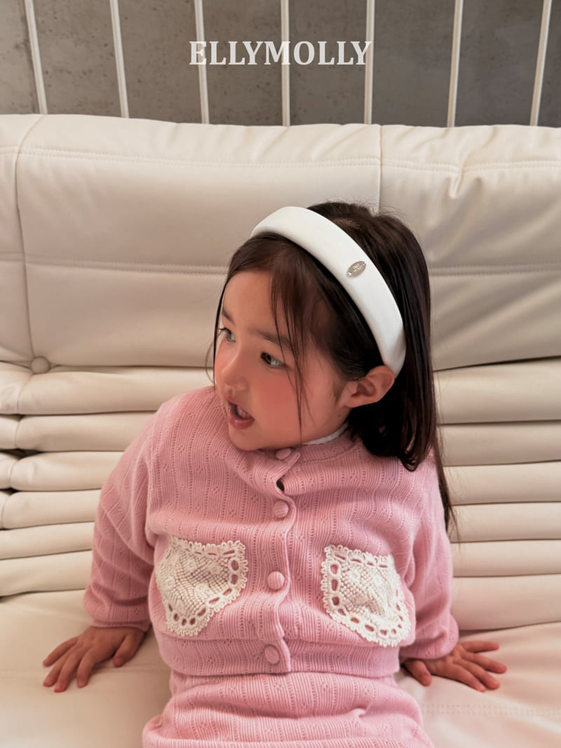 Ellymolly - Korean Children Fashion - #minifashionista - Emilia Eyelet Cardigan - 7