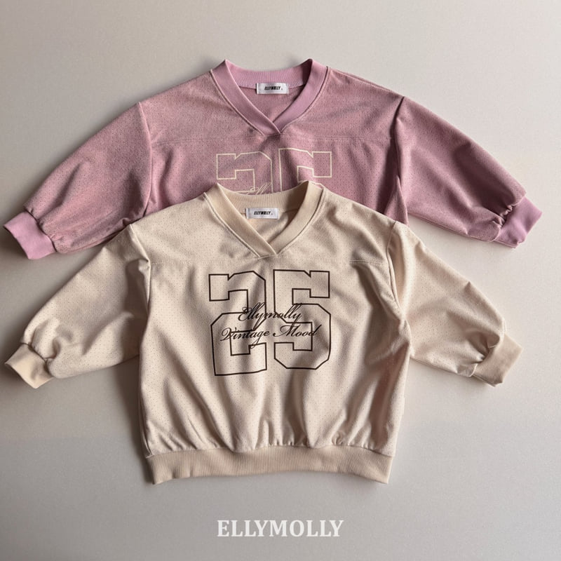 Ellymolly - Korean Children Fashion - #minifashionista - Suede Punching Sweatshirt