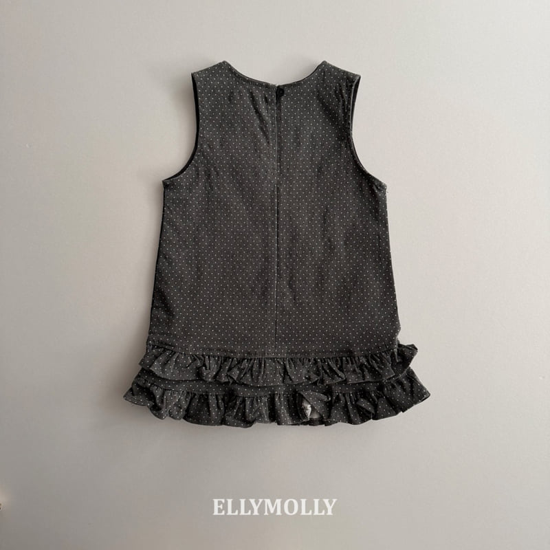 Ellymolly - Korean Children Fashion - #minifashionista - Little Pocket Frill One-piece - 6