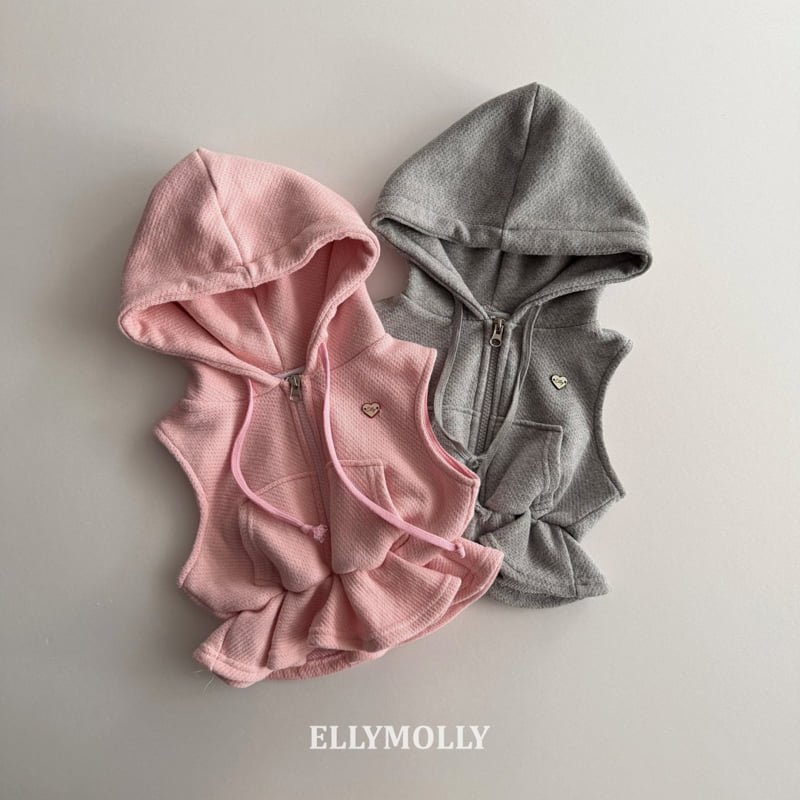 Ellymolly - Korean Children Fashion - #minifashionista - Flare Hood Vest