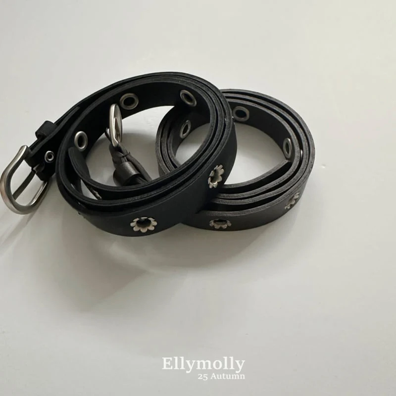 Ellymolly - Korean Children Fashion - #minifashionista - Flower Stud Belt - 2