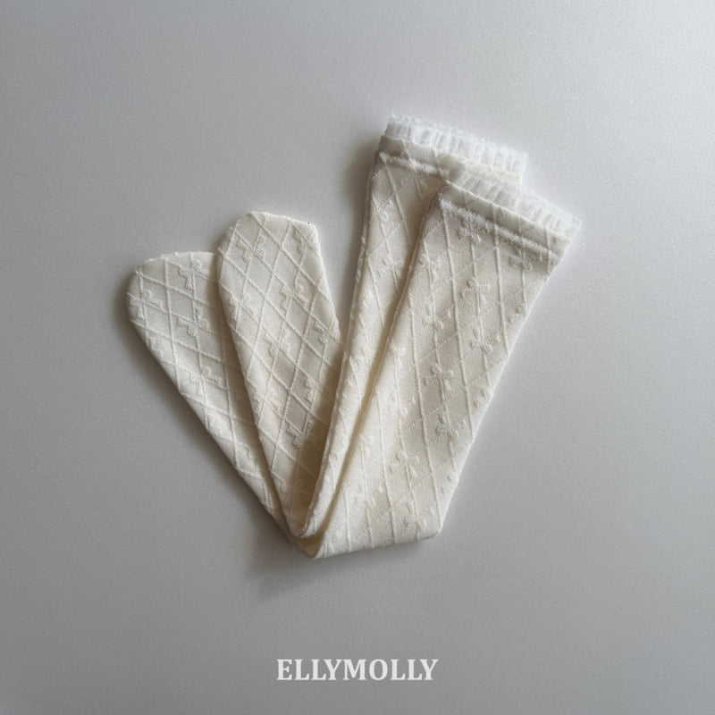 Ellymolly - Korean Children Fashion - #minifashionista - Ribbon Leg Socks - 5