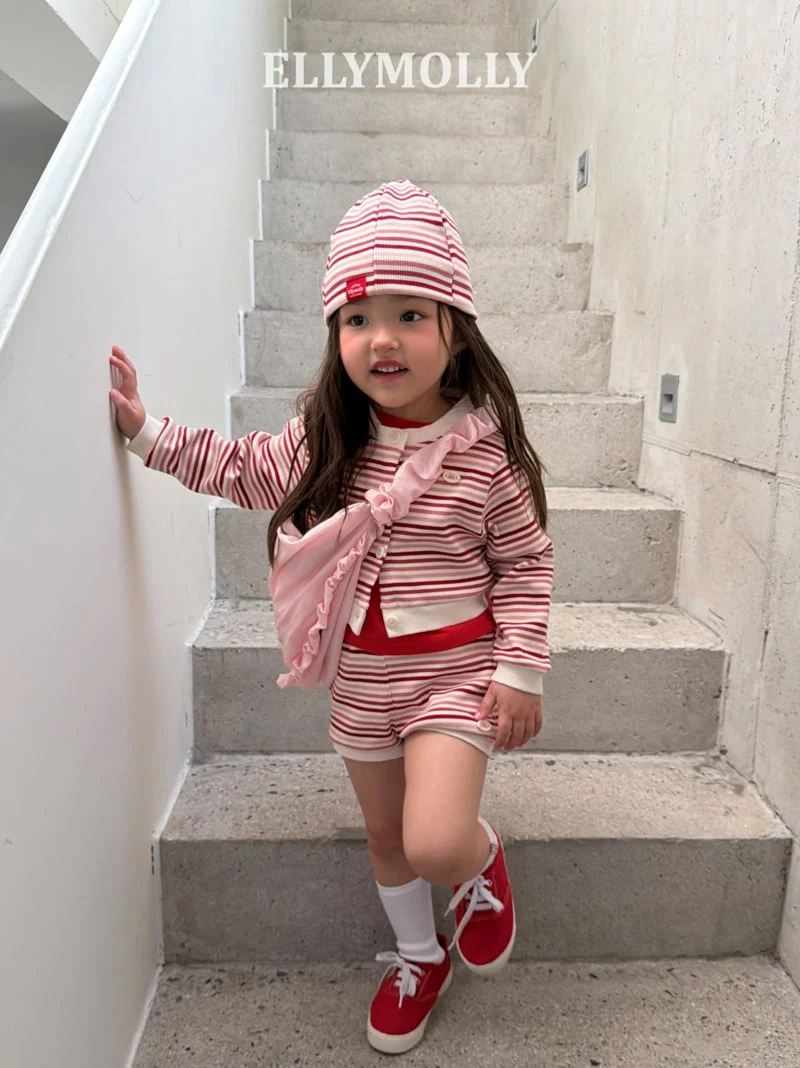 Ellymolly - Korean Children Fashion - #prettylittlegirls - Switch Line Cardigan - 8